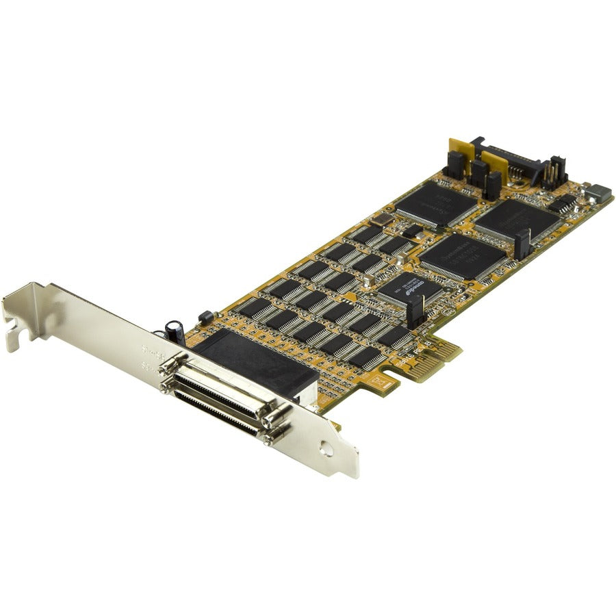 StarTech.com 16 Port PCI Express Serial Card - Low-Profile - High-Speed PCIe Serial Card with 16 DB9 RS232 Ports PEX16S550LP