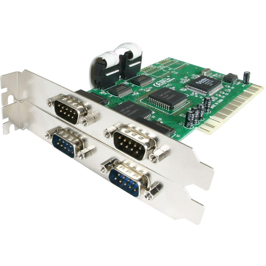 StarTech.com StarTech.com 4 Port PCI RS232 Serial adapter card - PCI - serial - 4 ports PCI4S550N