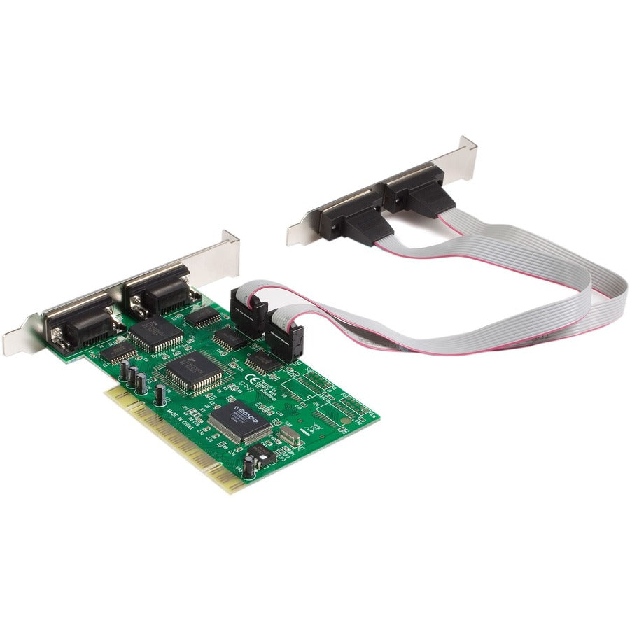 StarTech.com StarTech.com 4 Port PCI RS232 Serial adapter card - PCI - serial - 4 ports PCI4S550N