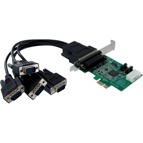 StarTech.com Carte adaptateur série - PCI Express - série - 4 ports PEX4S952