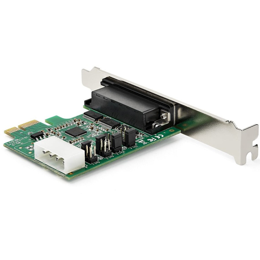 StarTech.com 4-port PCI Express RS232 Serial Adapter Card - PCIe to Serial DB9 RS-232 Controller Card - 16950 UART - Windows/Linux PEX4S953