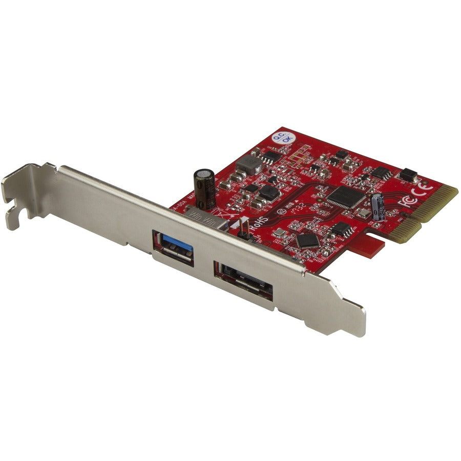 StarTech.com 2 Port USB 3.1 (10Gbps) + eSATA PCI Express Card - 1x USB-A + 1x eSATA - USB 3.1 PCIe Card & eSATA Card - USB 3.1 Expansion Card PEXUSB311A1E