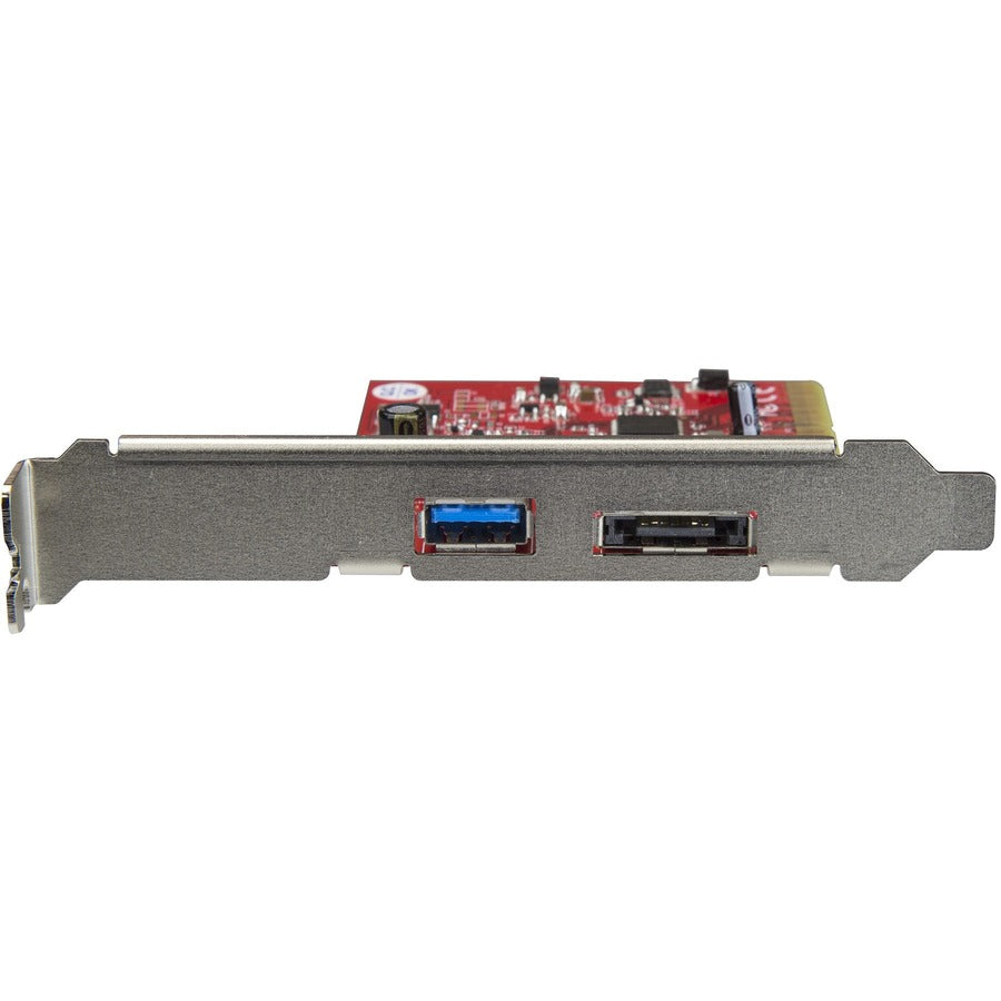 StarTech.com 2 Port USB 3.1 (10Gbps) + eSATA PCI Express Card - 1x USB-A + 1x eSATA - USB 3.1 PCIe Card & eSATA Card - USB 3.1 Expansion Card PEXUSB311A1E