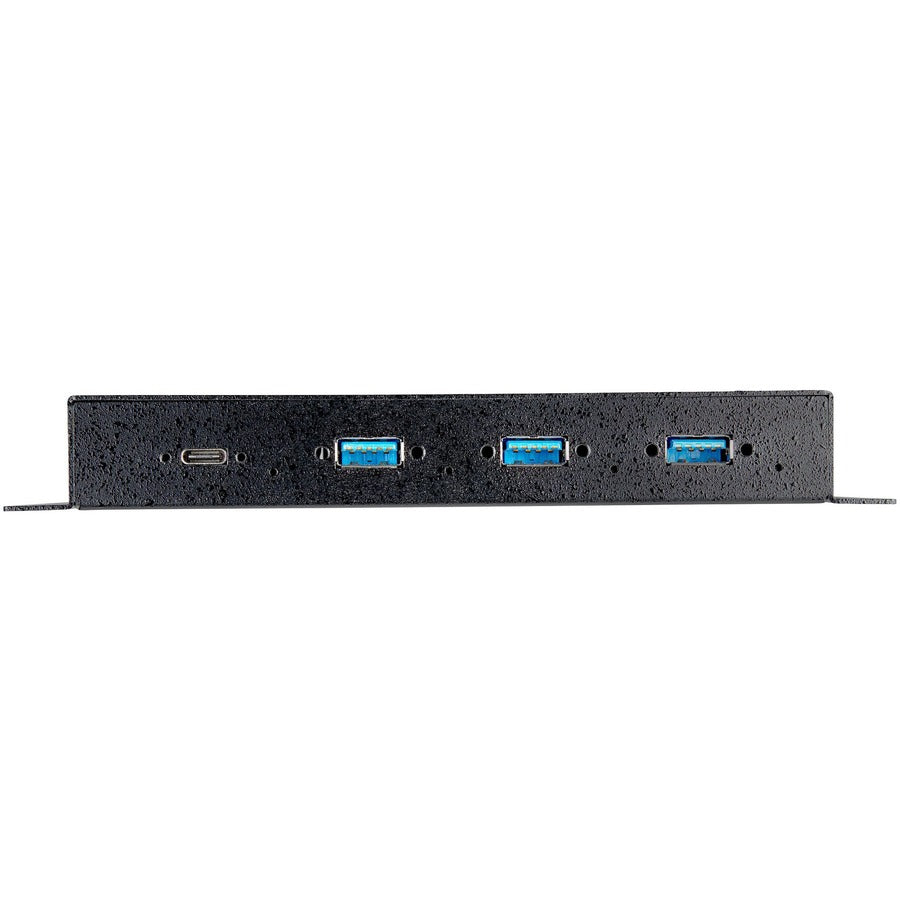 StarTech.com 4 Port USB C Hub 10Gbps - Metal Industrial USB 3.2/3.1 Gen 2 Type-C Hub - 3A/1C - USB-C or USB-A Host - Mountable - ESD/Surge HB31C3A1CME