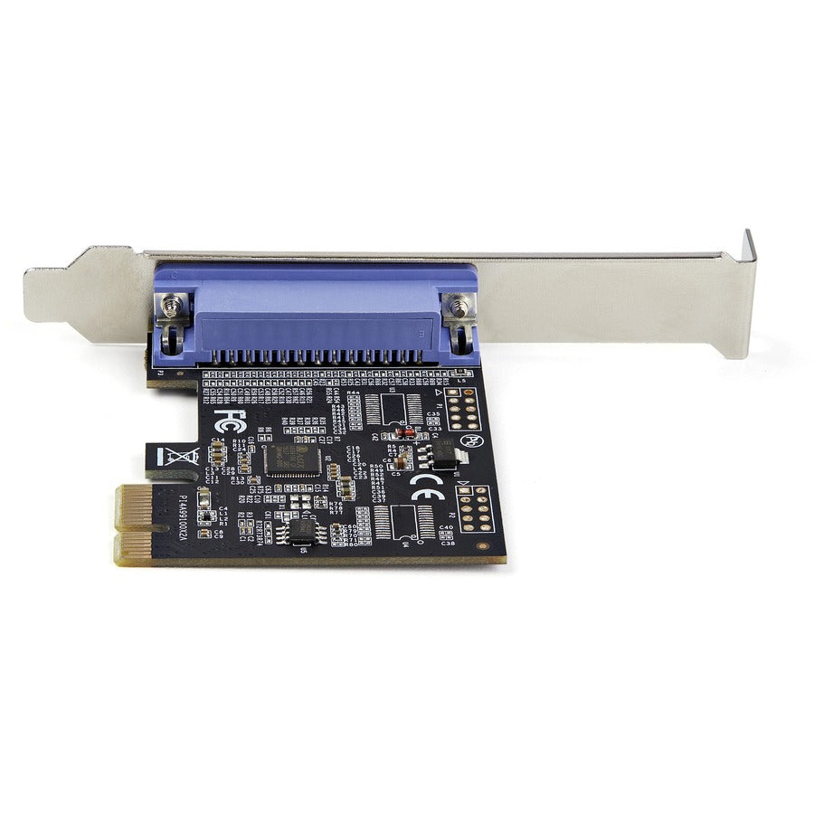 StarTech.com Carte PCIe parallèle 1 port, carte adaptateur PCI Express vers parallèle DB25 LPT, contrôleur d'extension de bureau pour imprimante, SPP/ECP PEX1P2