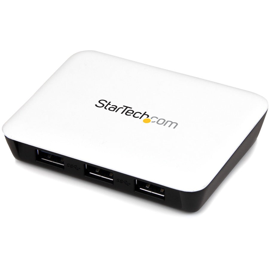 StarTech.com Adaptateur réseau USB 3.0 vers Gigabit Ethernet NIC avec hub 3 ports - Blanc ST3300U3S