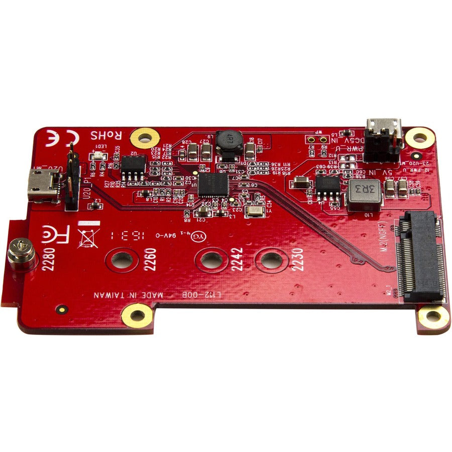 StarTech.com Raspberry Pi Board - USB 2.0 480Mbps - USB to M.2 SATA Converter - USB to SATA Raspberry Pi SSD PIB2M21