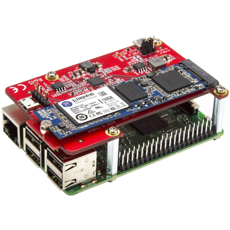 StarTech.com Raspberry Pi Board - USB 2.0 480Mbps - USB to M.2 SATA Converter - USB to SATA Raspberry Pi SSD PIB2M21