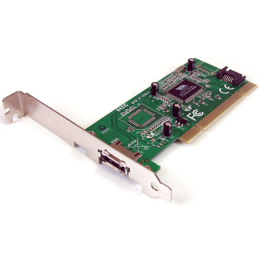 StarTech.com Startech 1 Port eSATA + 1 Port SATA PCI SATA Controller Card PCIESATA2I