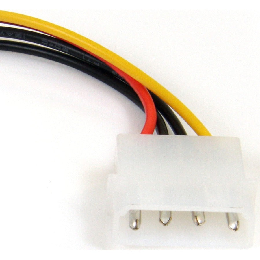 Star Tech.com 6in 4 Pin LP4 to Right Angle SATA Power Cable Adapter SATAPOWADAPR