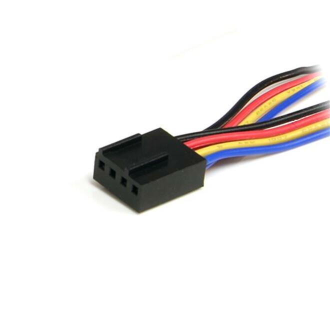 StarTech.com 12in 4 Pin PWM Fan Extension Power Y Cable - F/M FAN4SPLIT12