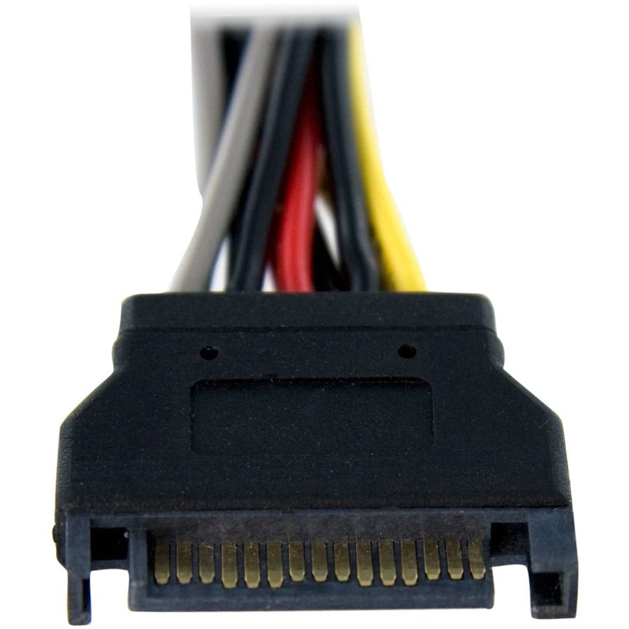 StarTech.com 6in SATA Power Y Splitter Cable Adapter - M/F PYO2SATA