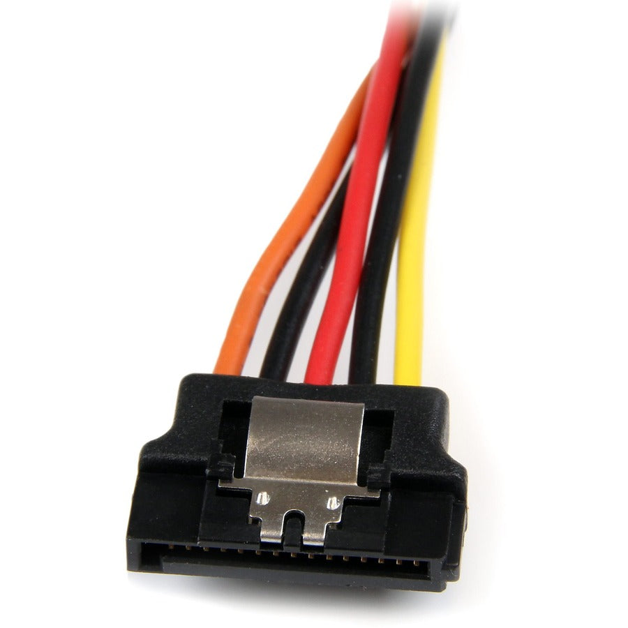 Star Tech.com 6in Latching SATA Power Y Splitter Cable Adapter - M/F PYO2LSATA