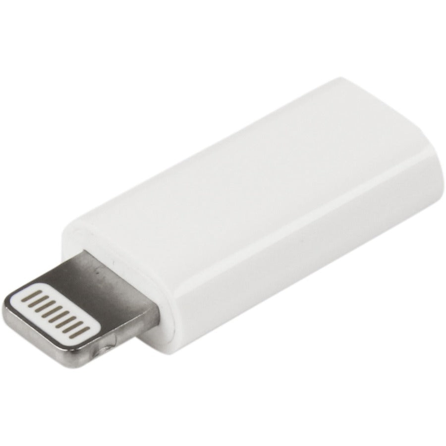 StarTech.com White Apple 8-pin Lightning Connector to Micro USB Adapter for iPhone / iPod / iPad USBUBLTADPW