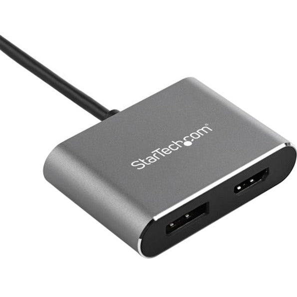 StarTech.com USB C Multiport Video Adapter - 4K 60Hz USB-C to HDMI 2.0 or DisplayPort 1.2 Monitor Adapter - HBR2 HDR - USB Type-C 2-in-1 CDP2DPHD