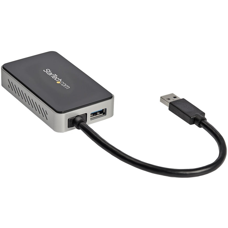 StarTech.com USB 3.0 to DVI External Video Card Multi Monitor Adapter with 1-Port USB Hub - 1920x1200 USB32DVIEH