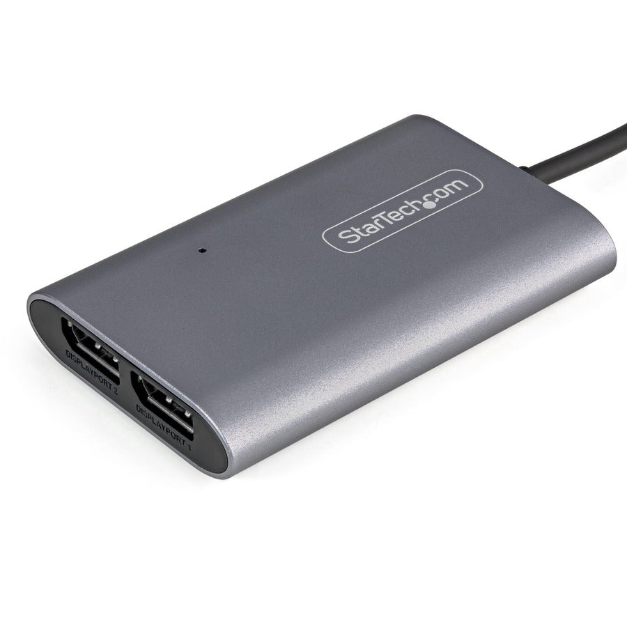 StarTech.com Adaptateur Thunderbolt 3 vers double DisplayPort DP 1.4 - Adaptateur vidéo double 4K 60 Hz ou simple 8K/5K TB3 vers moniteur DP - Mac/Windows TB32DP14