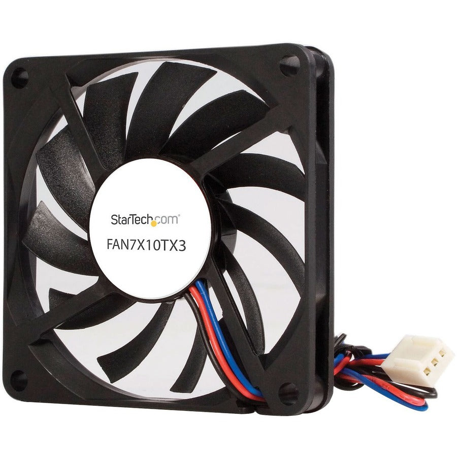 StarTech.com Ventilateur de remplacement à double roulement à billes TX3 - Ventilateur de refroidisseur de processeur - 70 mm - noir FAN7X10TX3