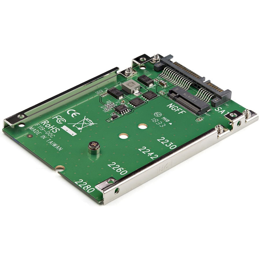 StarTech.com M.2 SATA SSD to 2.5in SATA Adapter Converter SAT32M225