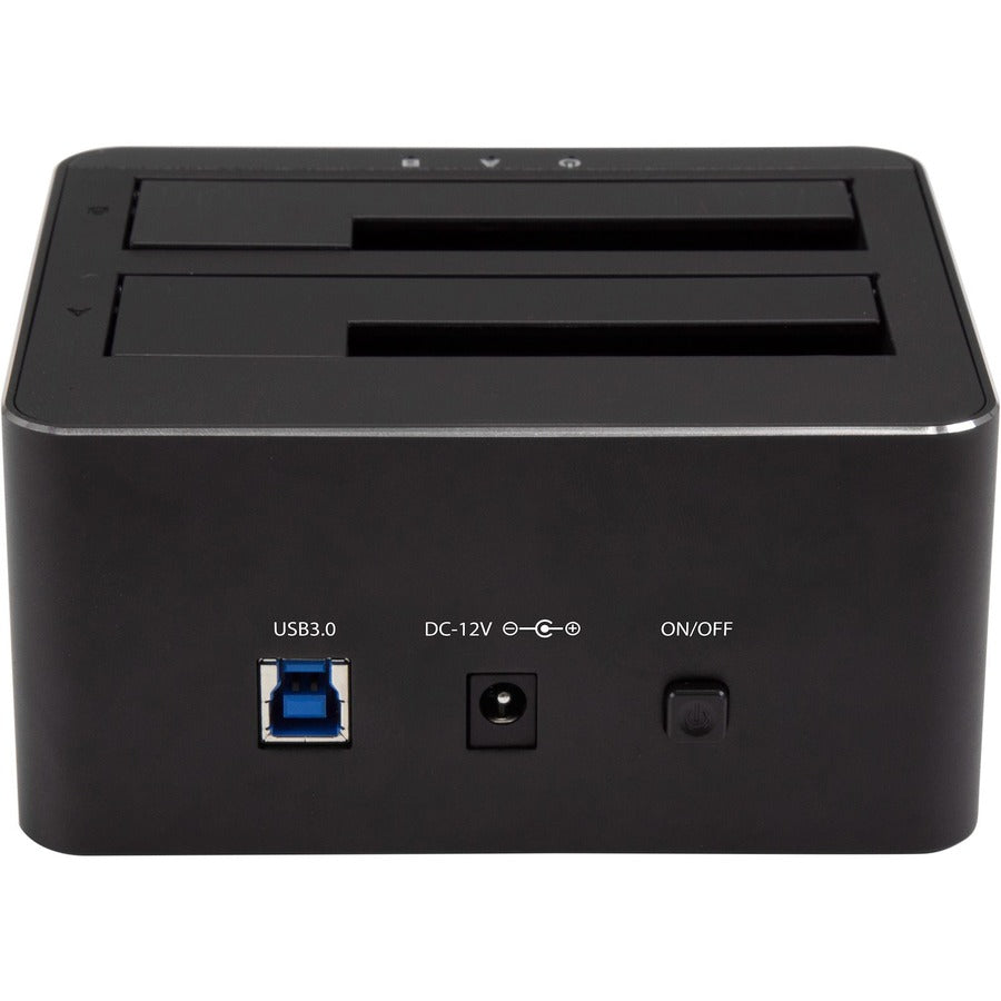 StarTech.com Dual-Bay USB 3.0 to SATA Hard Drive Docking Station, 2.5/3.5" SATA I/II/III, SSD/HDD Dock, USB Hard Drive Bays, Top-Loading SDOCK2U33V