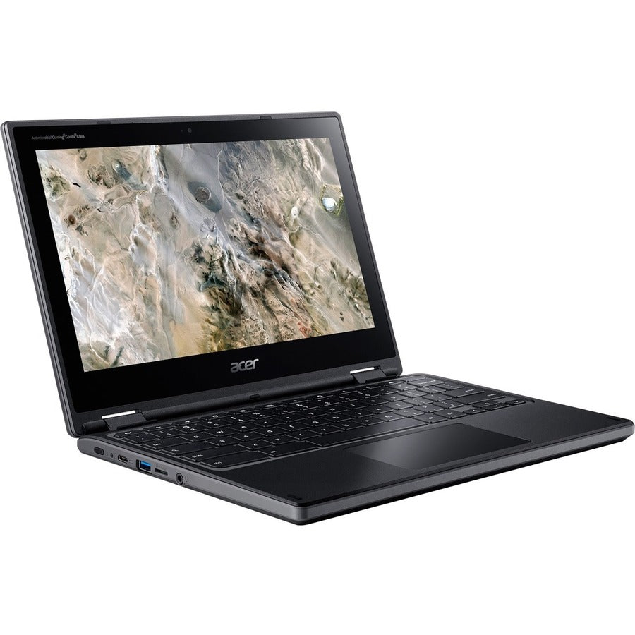Acer Chromebook Spin 311 R721T R721T-28RM 11.6" Touchscreen 2 in 1 Chromebook - HD - 1366 x 768 - AMD A-Series 7th Gen A4-9120C Dual-core (2 Core) 1.60 GHz - 4 GB RAM - 32 GB Flash Memory - Shale Black NX.HBRAA.001