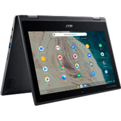 Acer Chromebook Spin 511 R752T R752T-C3M5 Écran tactile 11,6" Chromebook 2 en 1 - HD - 1366 x 768 - Intel Celeron N4020 Dual-core (2 Core) 1,10 GHz - 4 Go RAM - 32 Go Mémoire Flash - Shale Black NX.HPWAA. 002