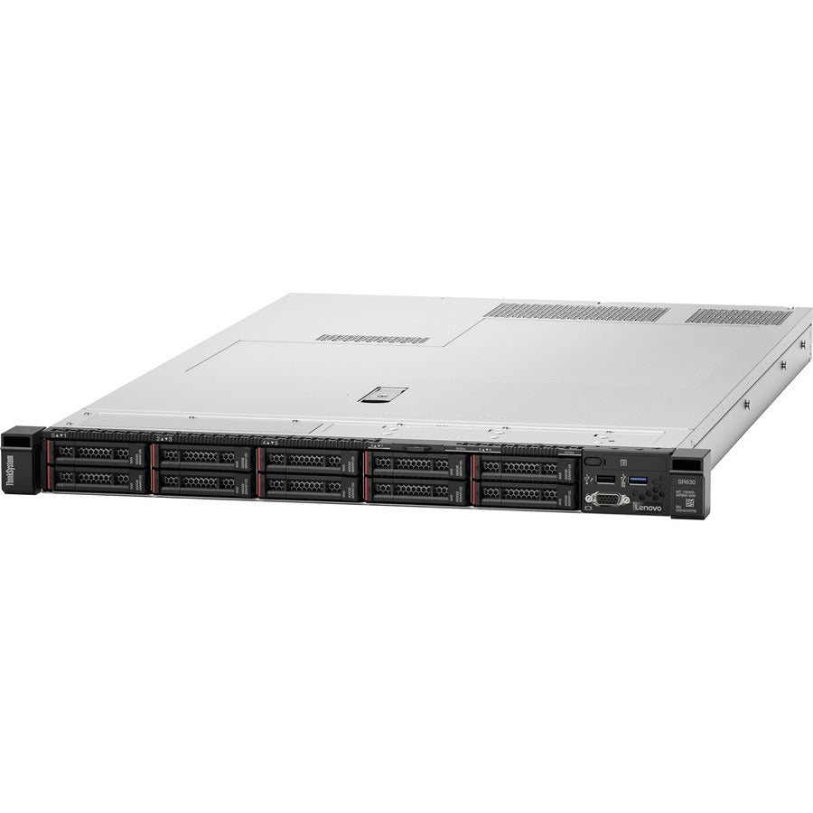 Lenovo ThinkSystem SR630 7X02A0CGNA 1U Rack Server - 1 x Intel Xeon Silver 4214 2.20 GHz - 16 GB RAM - Serial ATA/600 Controller 7X02A0CGNA