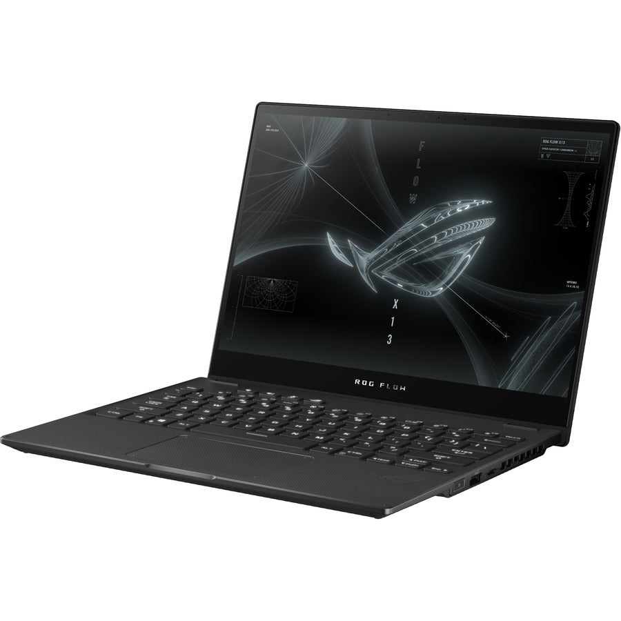 Asus ROG Flow X13 GV301 GV301QH-XS98-B 13.4" Touchscreen Gaming Notebook - WQUXGA - 3840 x 2400 - AMD Ryzen 9 5980HS 3.10 GHz - 32 GB RAM - 1 TB SSD - Off Black GV301QH-XS98-B