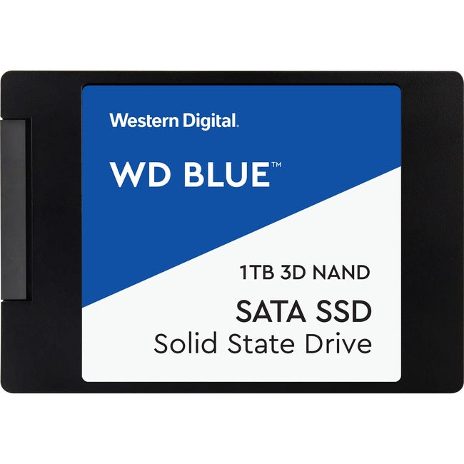 WD Blue 3D NAND 1TB PC SSD - SATA III 6 Gb/s 2.5"/7mm Solid State Drive WDS100T2B0A