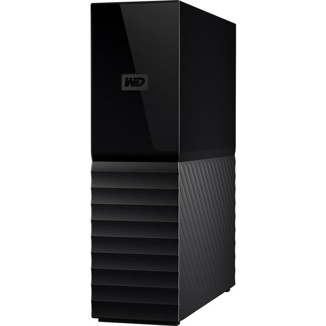 WD My Book 8TB USB 3.0 desktop hard drive with password protection and auto backup software WDBBGB0080HBK-NESN