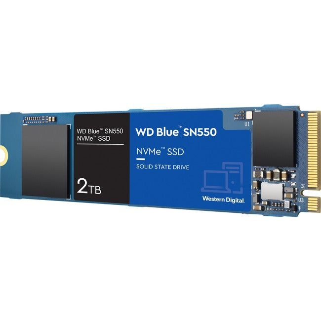 Disque SSD WD Blue SN550 WDS200T2B0C 2 To - M.2 2280 interne - PCI Express NVMe (PCI Express NVMe 3.0 x4) WDS200T2B0C