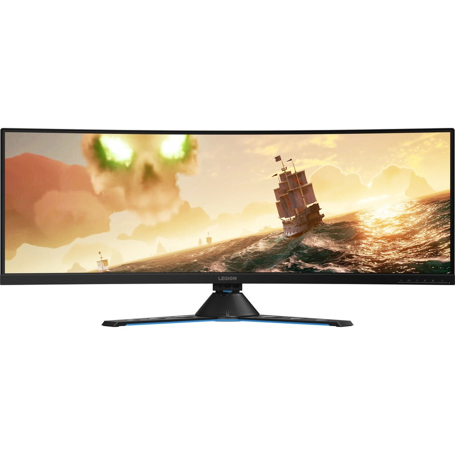 Lenovo Legion Y44w-10 43.4" DWUXGA Curved Screen WLED Gaming LCD Monitor - 32:10 - Raven, Black 65EARAC1US