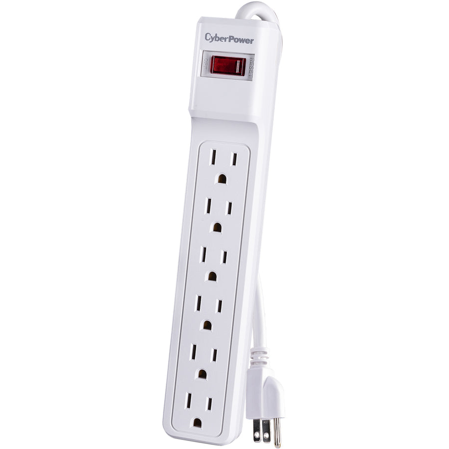 CyberPower Essential CSB606W 6-Outlet Surge Suppressor/Protector CSB606W