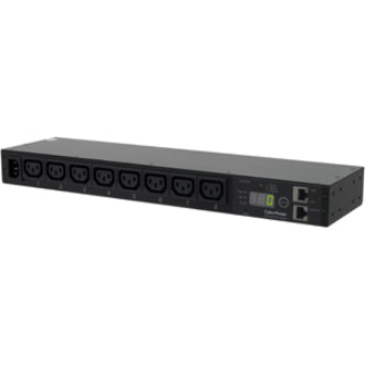 CyberPower Monitored PDU RM 1U PDU15MHVIEC8FNET 15A 8-Outlet PDU15MHVIEC8FNET