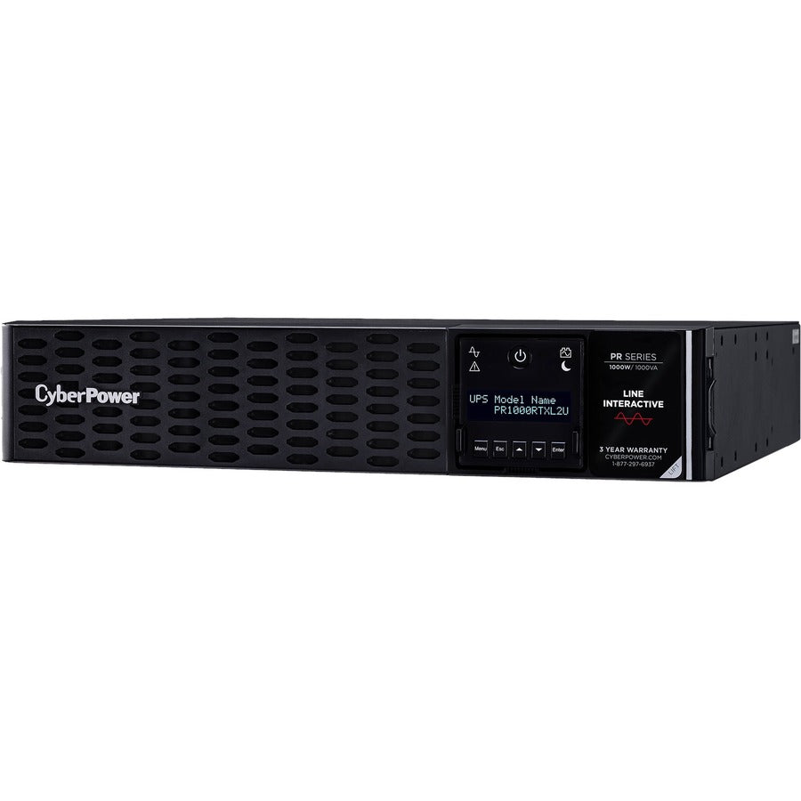 CyberPower Smart App PR1000RTXL2U 1000VA Tower/Rack Convertible UPS PR1000RTXL2U