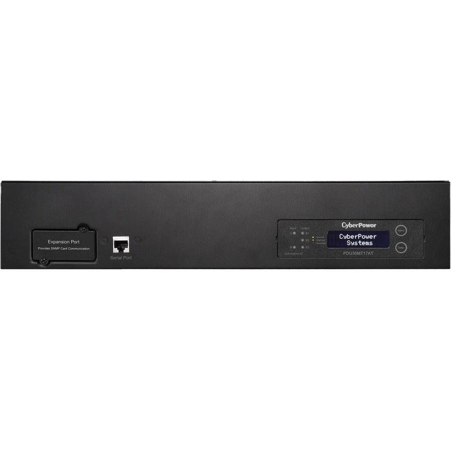 CyberPower PDU30MT17AT PDU ATS mesuré 120 V 30 A 2U 17 prises (2) L5-30P PDU30MT17AT