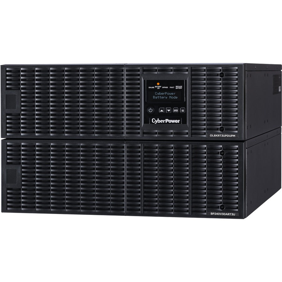 CyberPower OL6KRT3UHW 6KVA Online UPS 6U Maintenance Bypass HW-I/O Only 200-240V RT 3YR OL6KRT3UHW