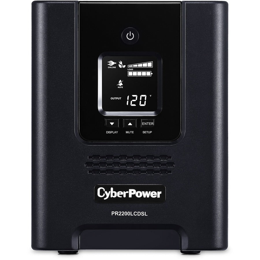 CyberPower Smart App Sinewave PR2200LCDSL 2070VA Pure Sine Wave Tower LCD UPS PR2200LCDSL