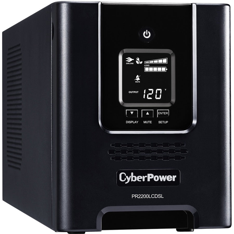 CyberPower Smart App Sinewave PR2200LCDSL 2070VA Pure Sine Wave Tower LCD UPS PR2200LCDSL
