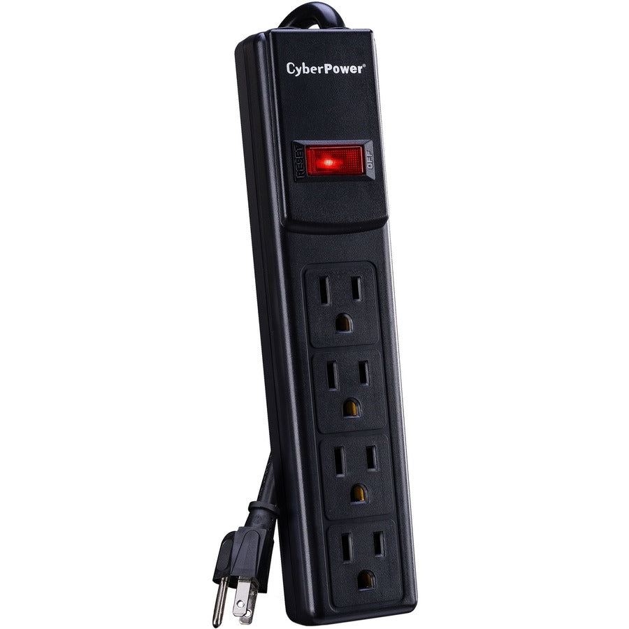 CyberPower CSB404 Essential 4-Outlets Surge Suppressor 4FT Cord - Plain Brown Boxes CSB404