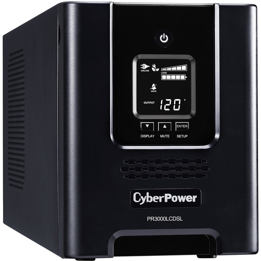 CyberPower Smart App Sinewave PR3000LCDSL 3000VA Pure Sine Wave Tower LCD UPS PR3000LCDSL