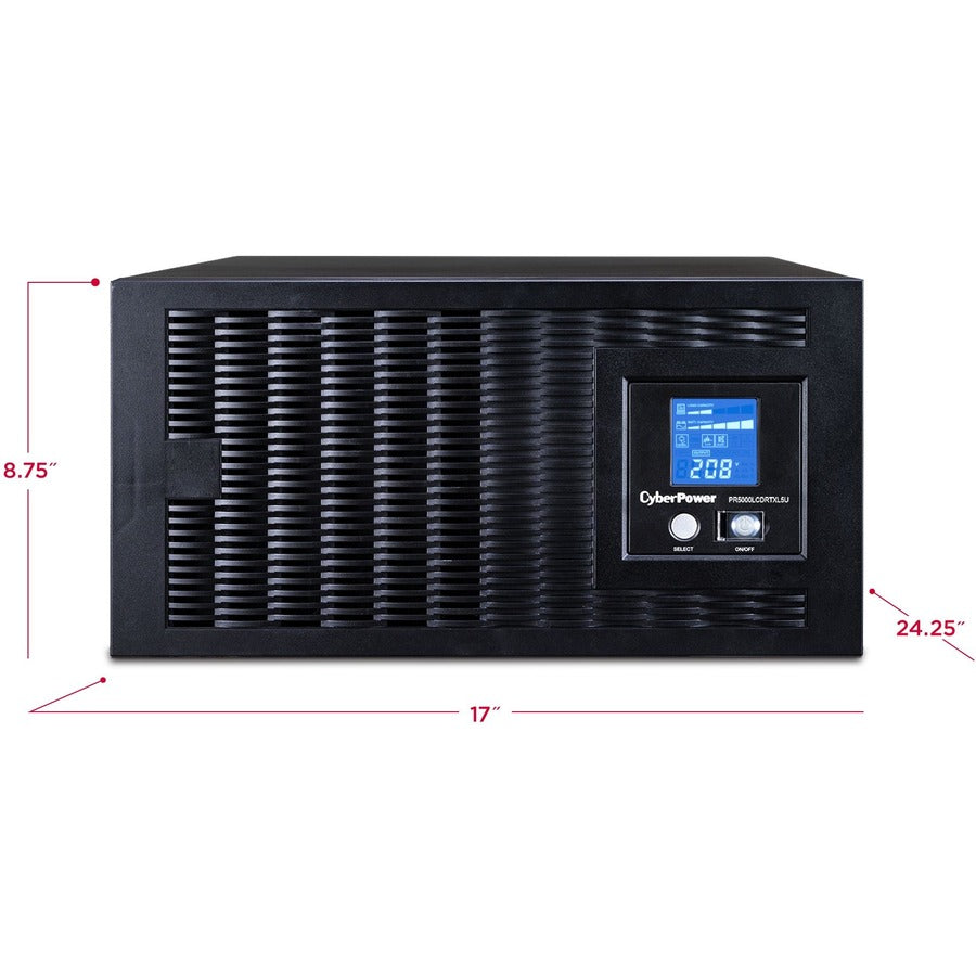 CyberPower Smart App Sinewave PR5000LCDRTXL5U Onduleur montable en rack 5 000 VA PR5000LCDRTXL5U