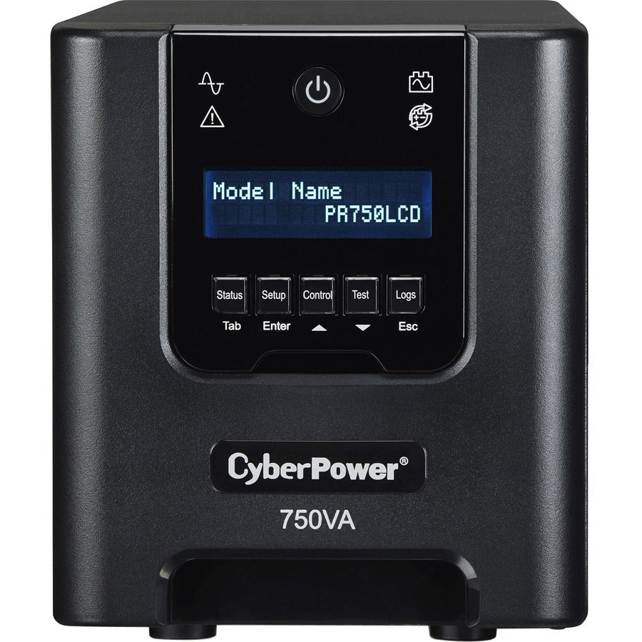 CyberPower Smart App Sinewave PR750LCD 750VA Pure Sine Wave Mini-Tower LCD UPS PR750LCD