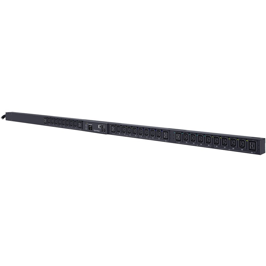 CyberPower PDU83111 PDU triphasé 200 - 240 VAC 20A commuté avec mesure par prise PDU83111