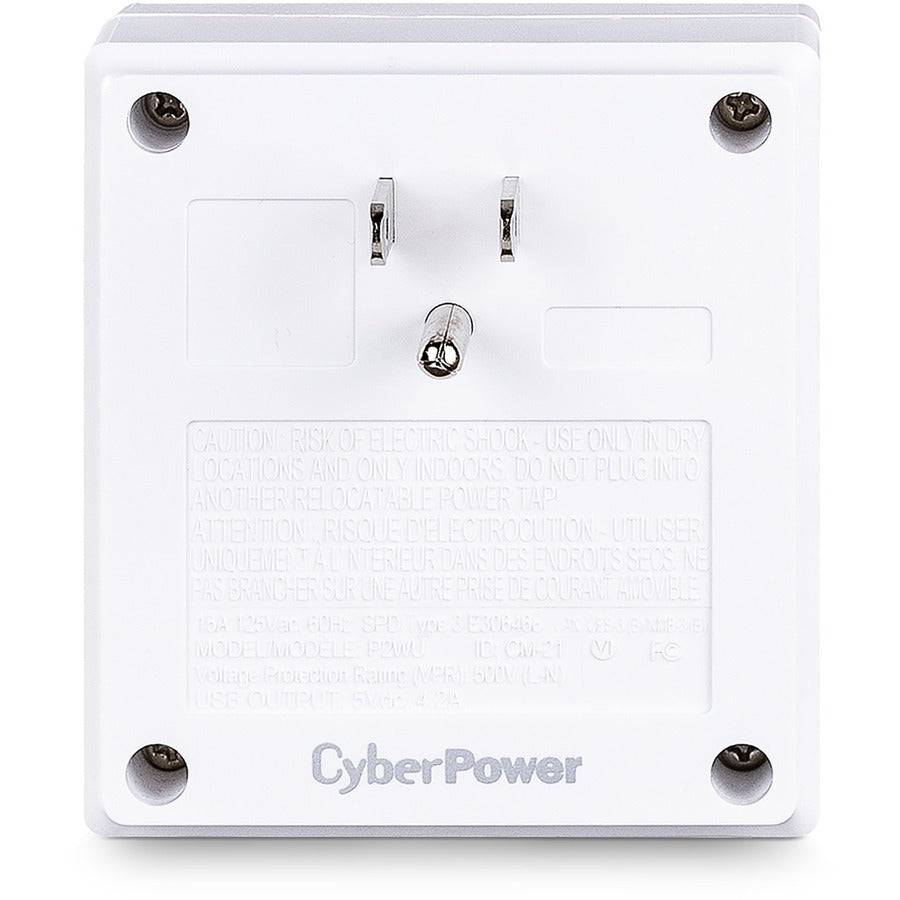 CyberPower Professional Suppresseur/protection de surtension à 2 prises P2WU