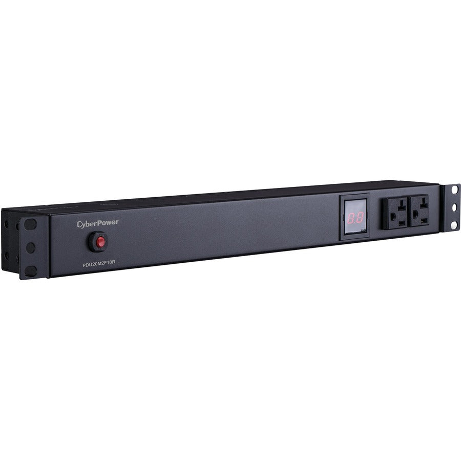 CyberPower Metered PDU20M2F10R 12-Outlets PDU PDU20M2F10R