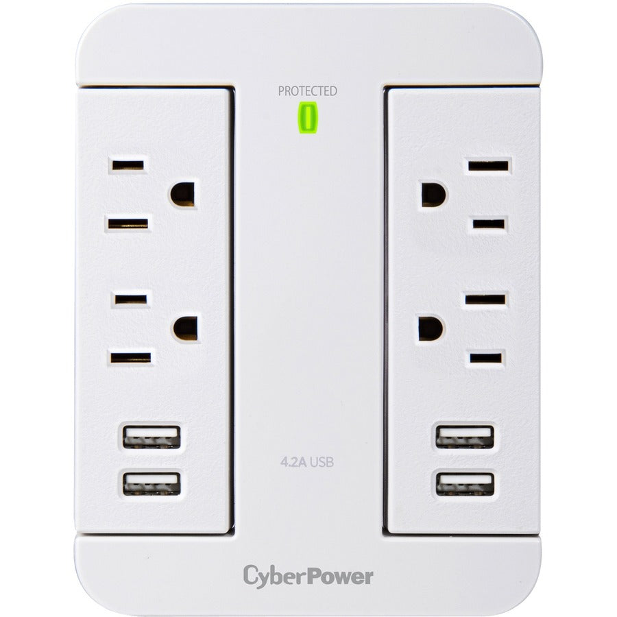 CyberPower Home Office 4-Outlet Surge Suppressor/Protector P4WSU