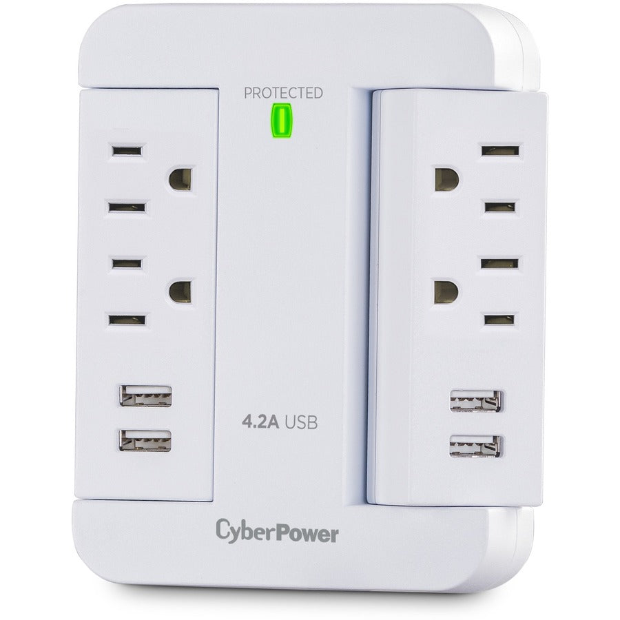 CyberPower Home Office 4-Outlet Surge Suppressor/Protector P4WSU