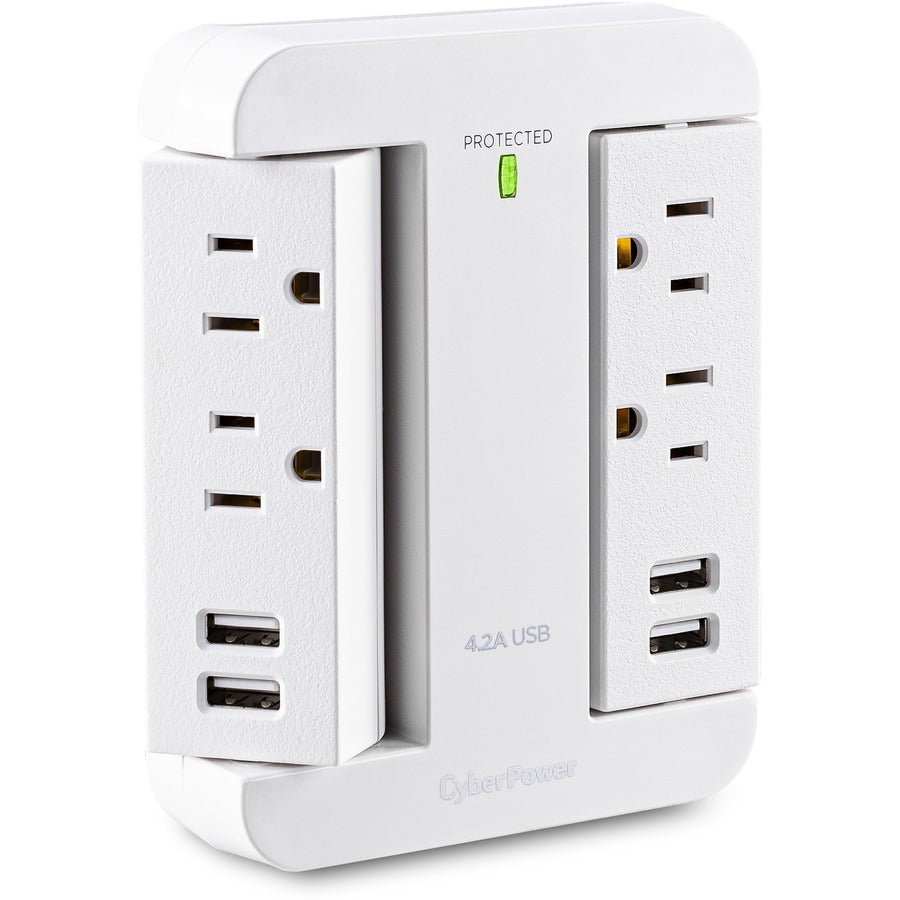 CyberPower Home Office 4-Outlet Surge Suppressor/Protector P4WSU