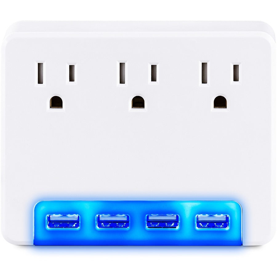 CyberPower Professional P3WUH 3-Outlet Surge Suppressor/Protector P3WUH